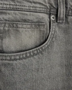 Grey Straight Leg Jeans