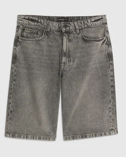 Grey Washed Denim Jorts