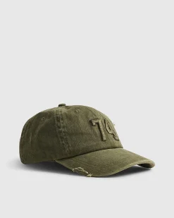 Khaki 74 Distressed Cap