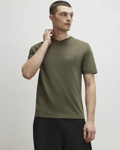 Khaki Essential Slim Fit V Neck T-Shirt
