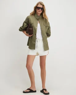 Khaki Femme Utility Jacket