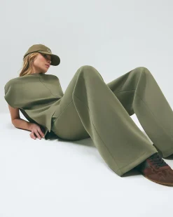 Khaki Premium Jersey Twill Joggers