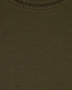 Khaki Premium Whipstitch T-Shirt
