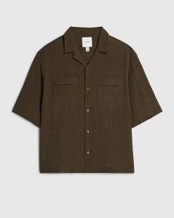 Khaki RI Studio Crinkle Shirt