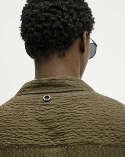 Khaki RI Studio Crinkle Shirt