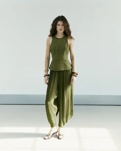 Khaki RI Studio Hybrid Hareem Jumpsuit
