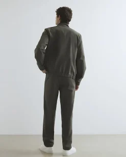 Khaki Skinny Fit Comfort Stretch Trousers