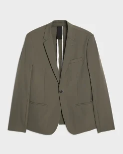 Khaki Skinny Fit Comfort Stretch Suit Jacket
