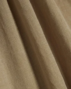 Khaki Sleeveless Bubble Hem Top