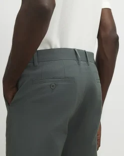 Khaki Slim Fit Stretch Chino Trousers