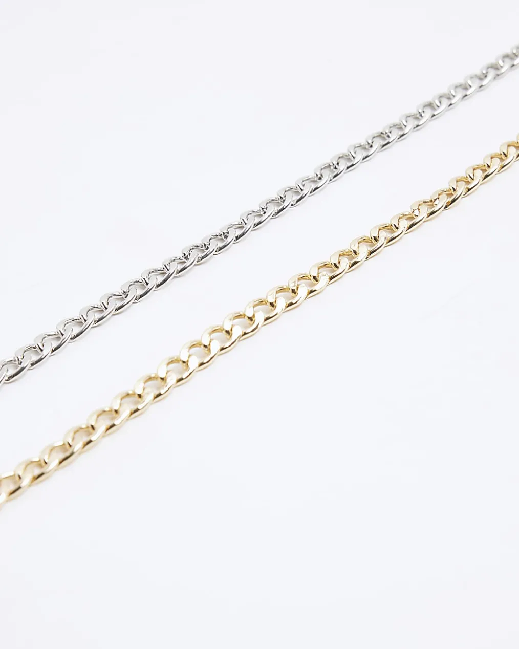 Metal Chain Bracelets 2 Pack