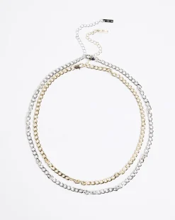 Metal Chain Bracelets 2 Pack