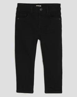 Mini Boys Black Relaxed Skinny Jeans