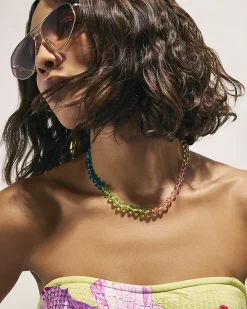 Multi Colour Beaded Necklace