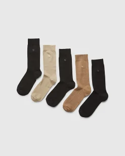 Multi Colour Pack Of 5 RI Socks