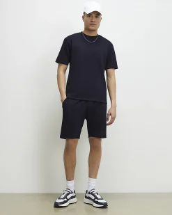 Navy Essential Slim Fit Lightweight T-Shirt