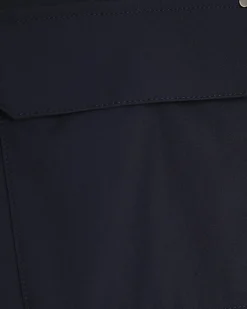 Navy Muscle Fit Shacket