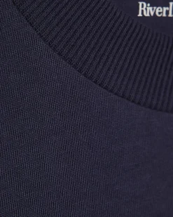 Navy Oversized Fit Crew Neck T- Shirt