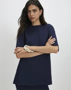 Navy Premium Oversized T-Shirt