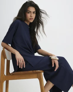Navy Premium Oversized T-Shirt