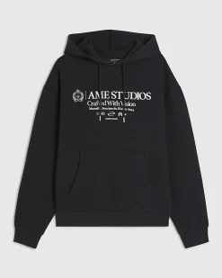 Navy Regular Fit Ame Studios Hoodie