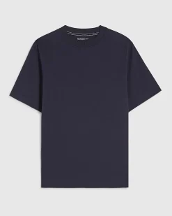 Navy Regular Fit Cotton Midweight T-Shirt
