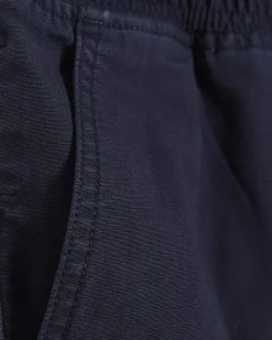 Navy Regular Fit Crosshatch Cargo Shorts