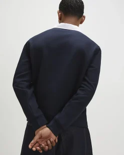 Navy Regular Fit Long Sleeve Polo Shirt