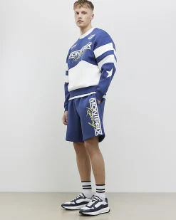 Navy Regular Fit Mont Prix Shorts