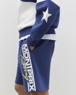 Navy Regular Fit Mont Prix Shorts