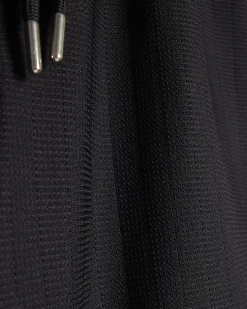 Navy Regular Fit Textured Short Length Shorts