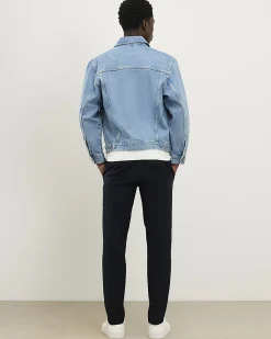 Navy Skinny Fit Chino Trousers