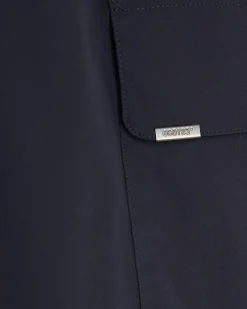 Navy Skinny Fit Stretch Cargo Trousers