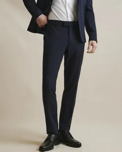 Navy Skinny Fit Suit Trousers