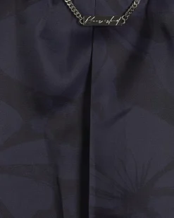 Navy Slim Fit Check Suit Jacket