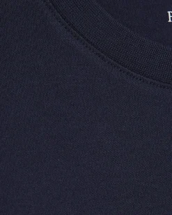 Navy Slim Fit Crew Neck Midweight T-Shirt