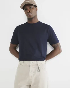 Navy Slim Fit Crew Neck T-Shirt 3 Pack