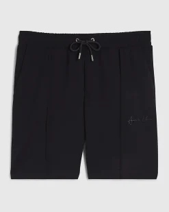 Navy Slim Fit Interlock Shorts