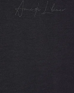 Navy Slim Fit Midweight V Neck T-Shirt