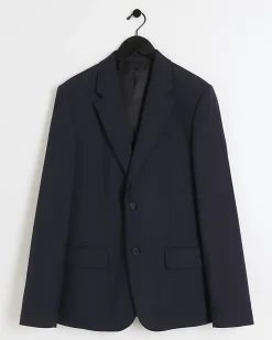 Navy Slim Fit Suit Jacket