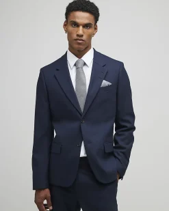 Navy Slim Fit Suit Jacket
