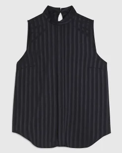 Navy Stripe Tunic Cami