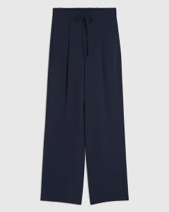 Navy Tailored Elasticated Jogger Trousers
