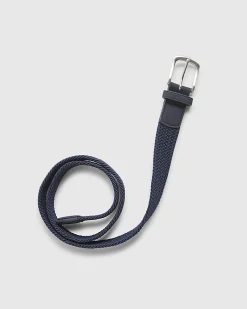 Navy Woven Belt