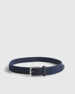 Navy Woven Belt