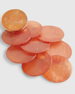 Orange Cascade Earrings