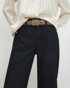Petite Blue Mid Rise Bootcut Jeans