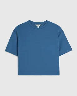 Petite Blue Premium Boxy T-shirt