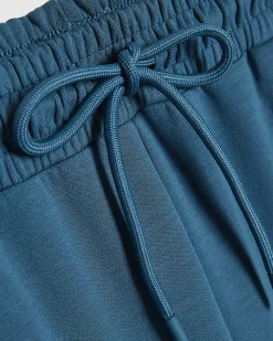 Petite Blue Premium Wide Leg Joggers