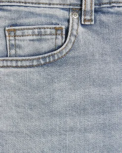 Petite Blue Stretch Wide Leg Jeans